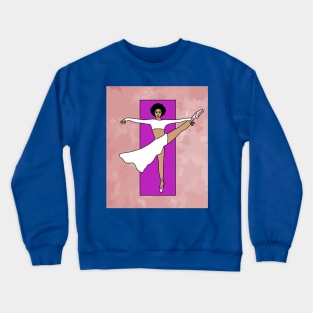 Dancing Ballerina Ballet Figures Crewneck Sweatshirt